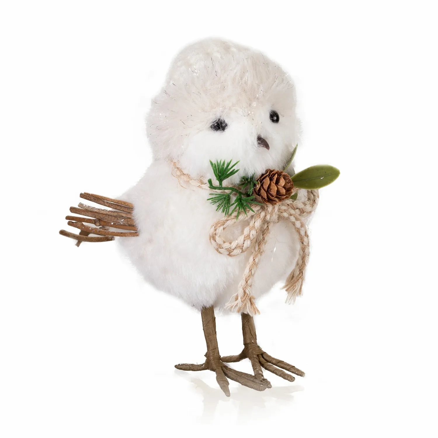 Pier 1 White Standing Woodland Birds Set of 2