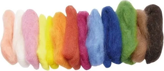 Plant Dyed Felting Wool