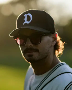 "D" Hat - Black