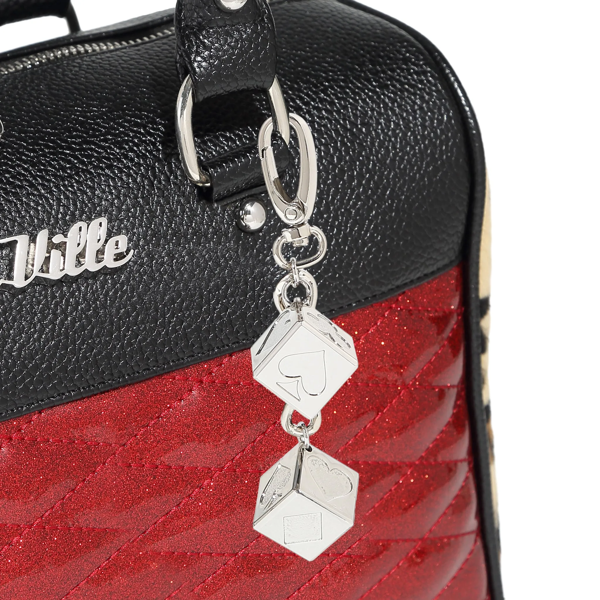Red Rum Sparkle Atomic Tote Medium