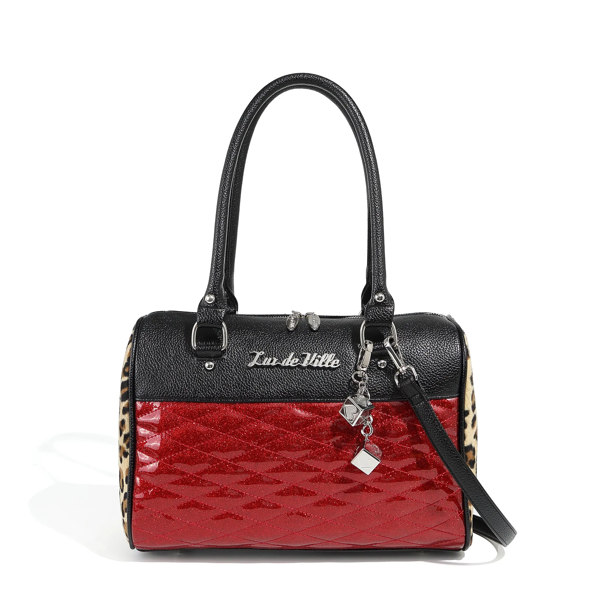 Red Rum Sparkle Atomic Tote Medium