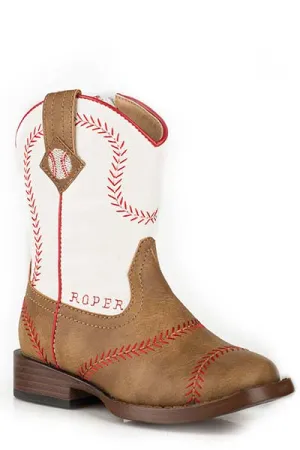 Roper Footwear Baseball Stitched Boots for Toddlers
