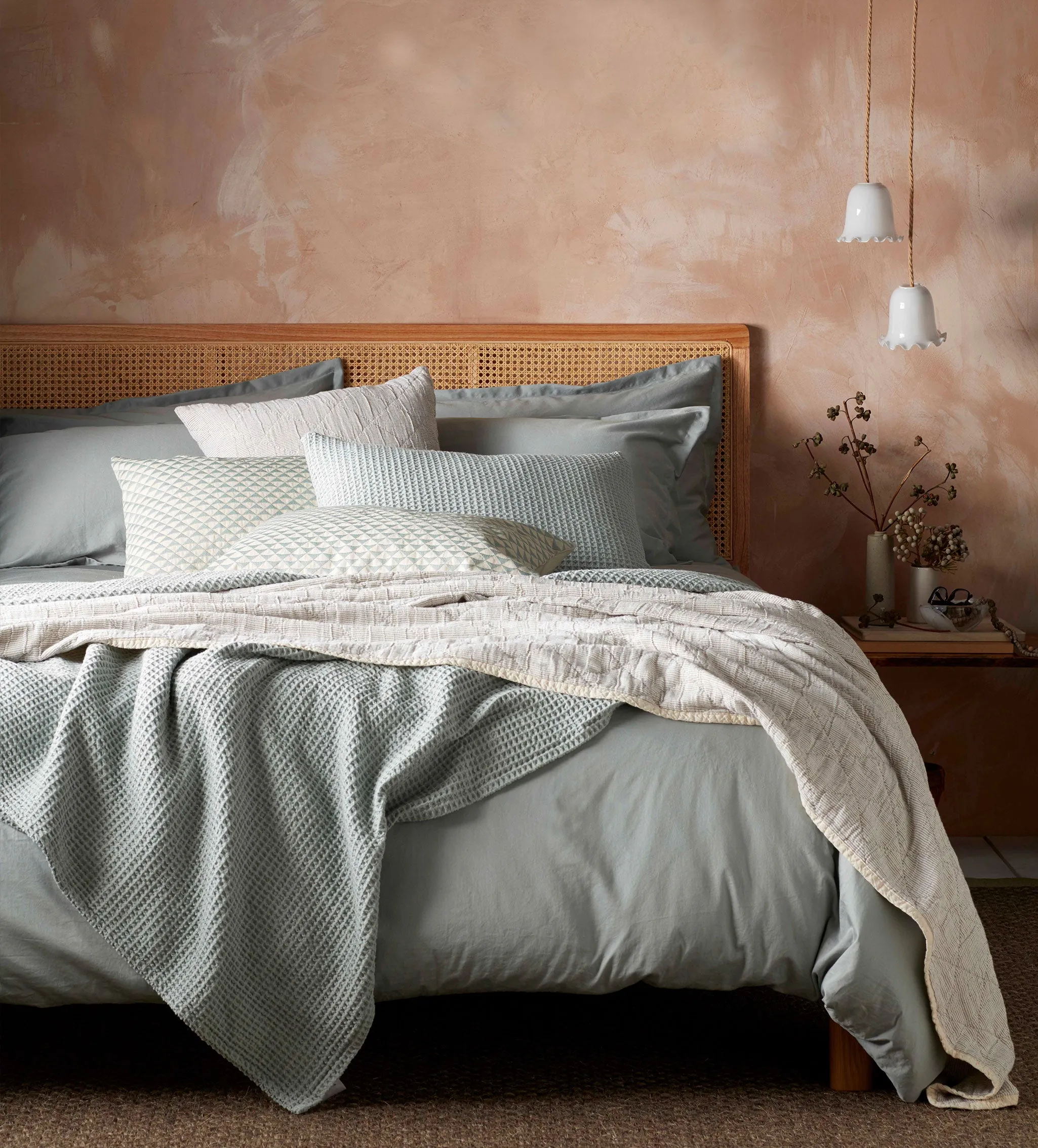 Sage Super Soft 100% Cotton Fitted Sheet