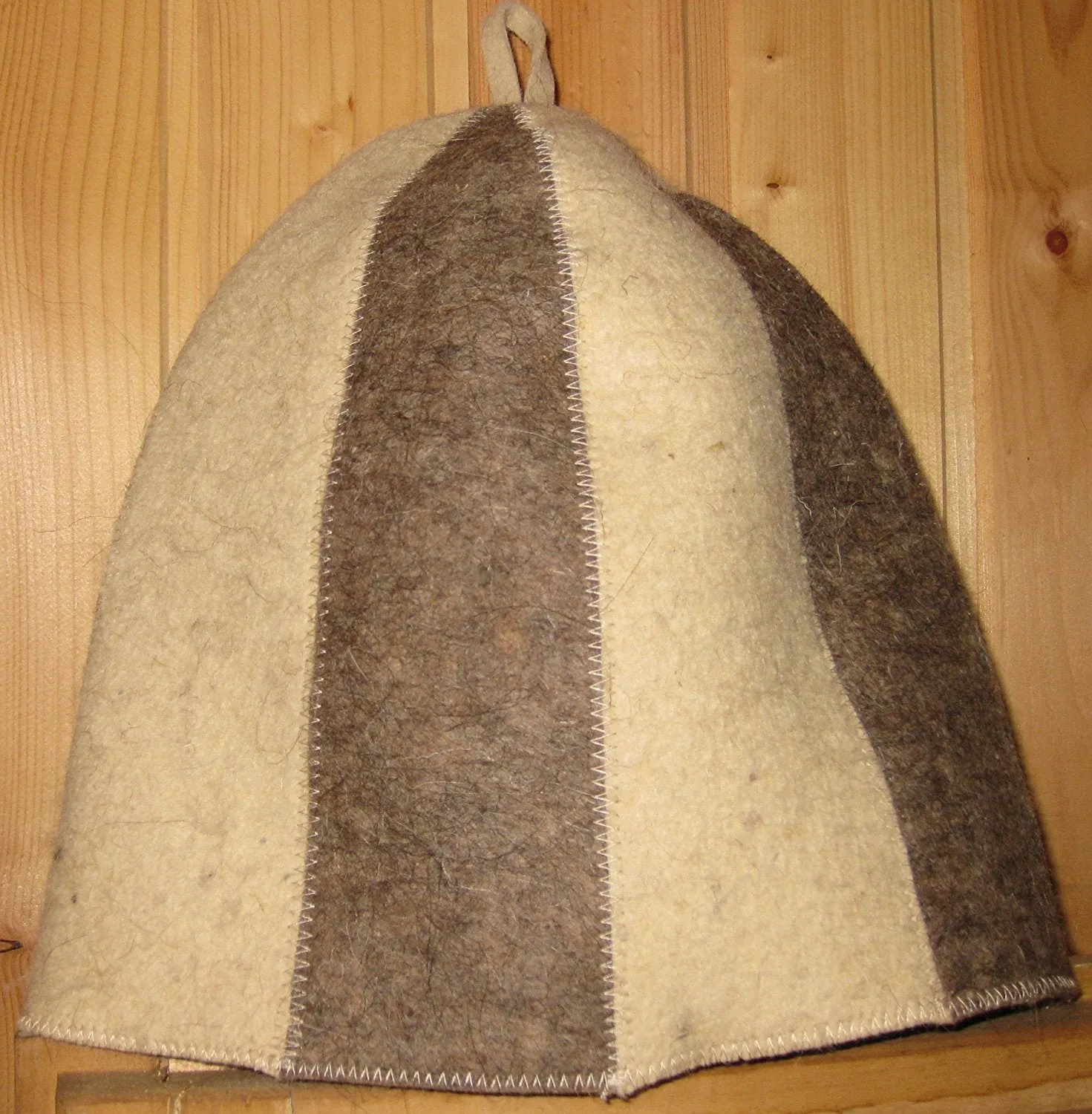 Sauna Hat Cap from Real Sheep&#39;s Wool Felt for Russian Banya Finnish Hot Dry Steam Room Bath House Stylish Accessory Men and Women