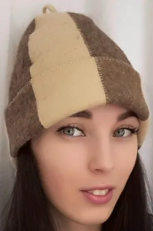 Sauna Hat Cap from Real Sheep&#39;s Wool Felt for Russian Banya Finnish Hot Dry Steam Room Bath House Stylish Accessory Men and Women