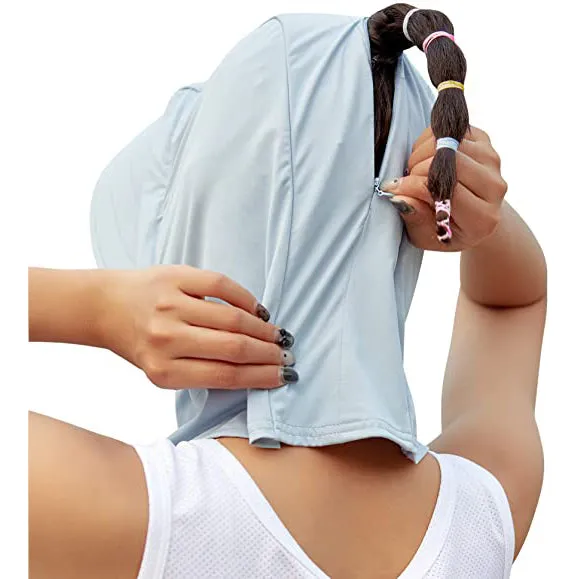 Sidiou Group Anniou 3-in-1 UPF50  Sun Hat Face Mask Neck Gaiter UV Protection Multifunctional Detachable Brim Breathable Quick Drying Outdoor Sun Cap