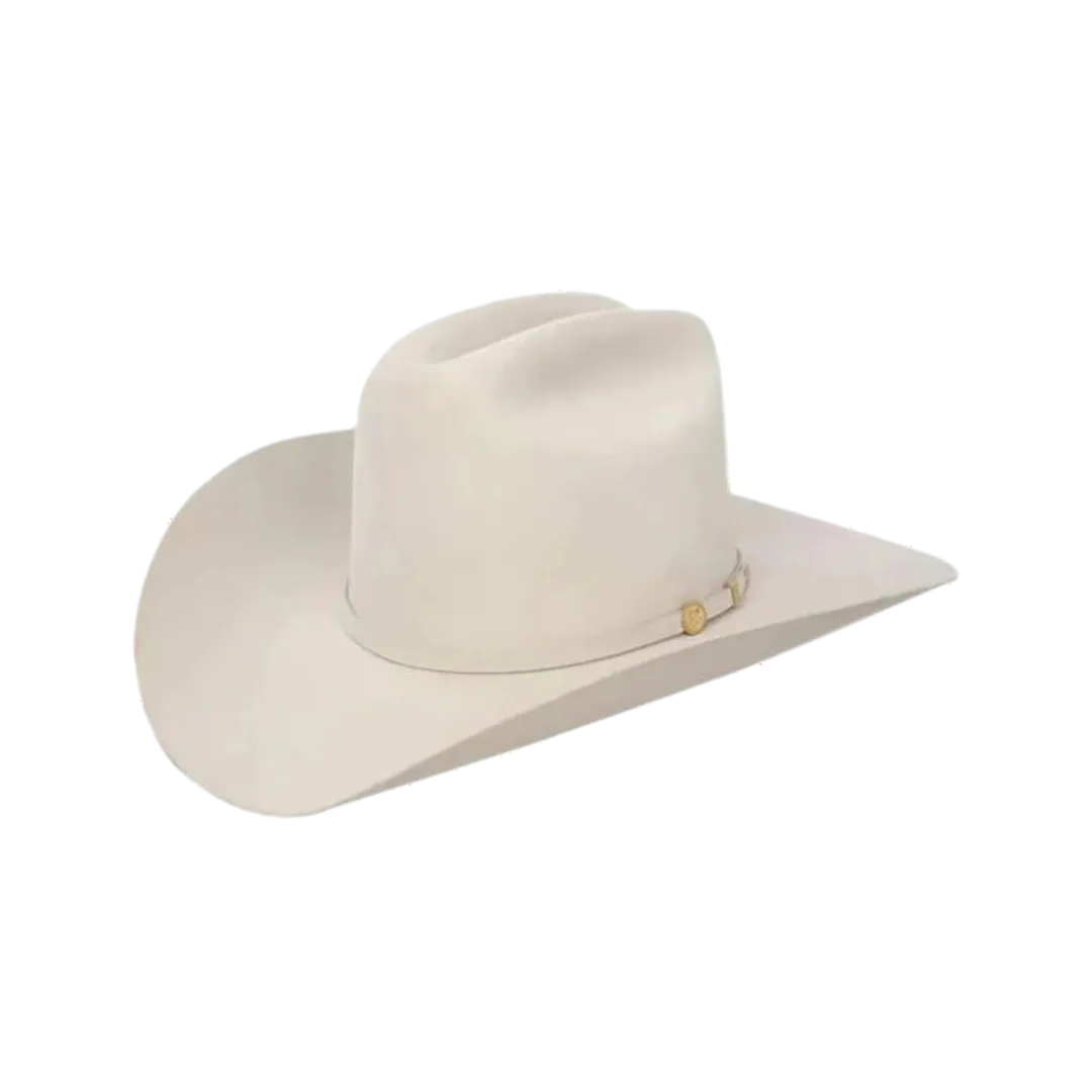 Stetson Hats 100x El Presidente White Fur Felt Hat
