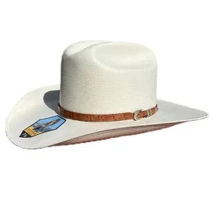Premium 5000x Cognac Straw Stetson Mens El Jefe Hat