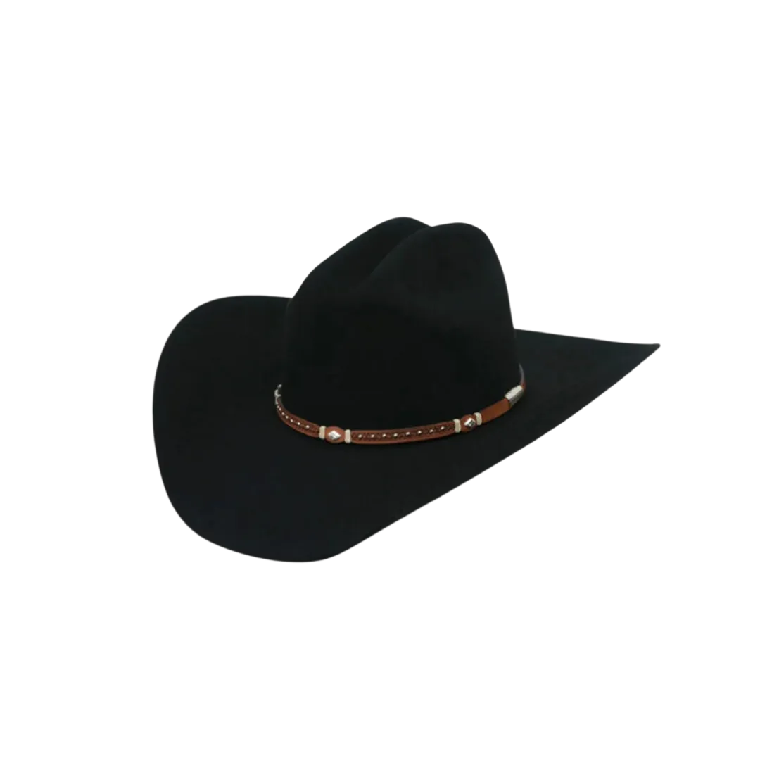 Stetson Men's Monterrey Black Felt Cowboy Hat