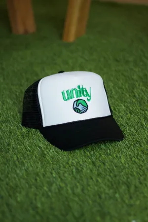 UNITY TRUCKER HAT "BLACK/WHITE"