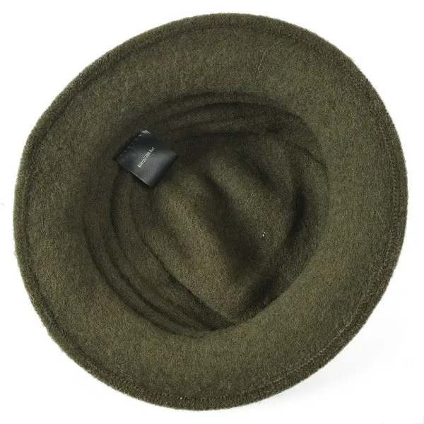 Women Wool Dress Cloche Winter Hat 1920s C020