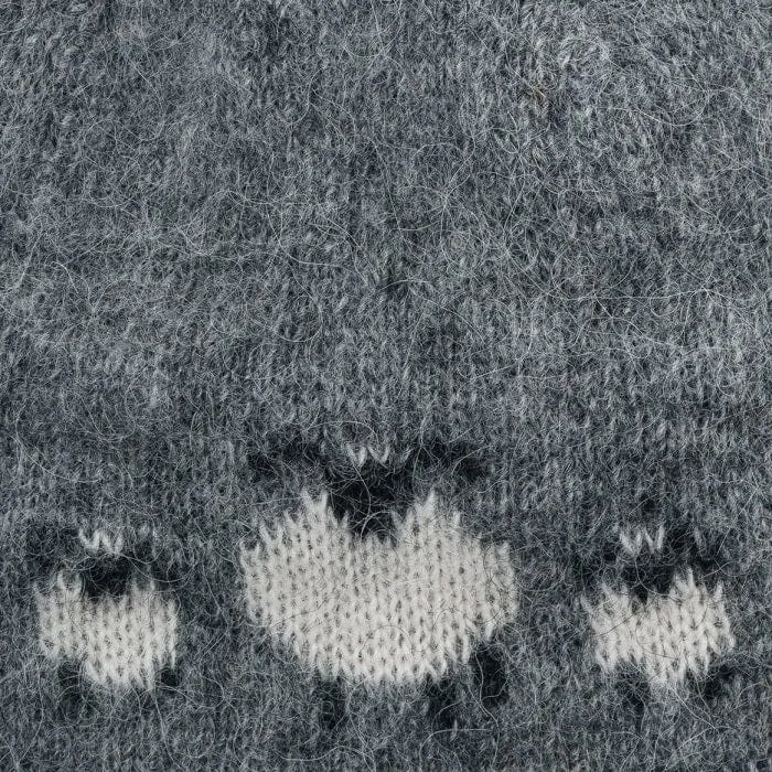 Wool Hat Beanie Grey - Sheep