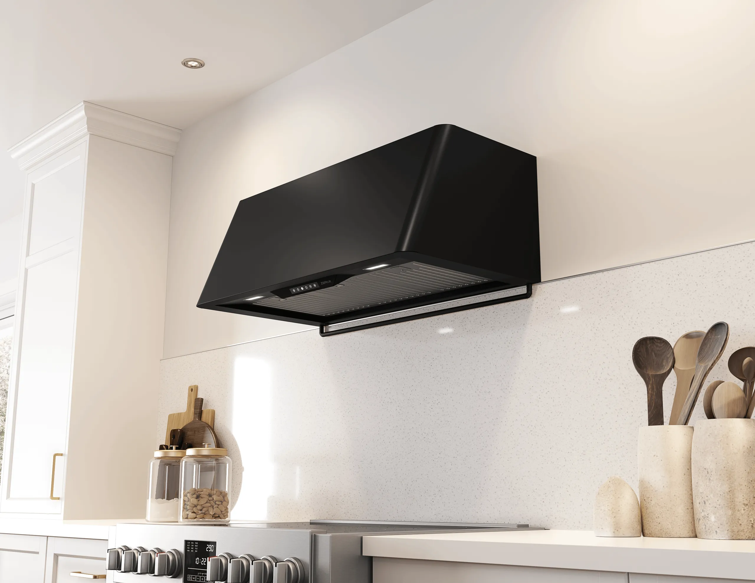 Zephyr DMEM90AMBX Mesa 90cm, Matte Black, BODY ONLY